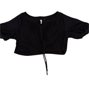 NWT Ann Taylor Loft size M tie front cropped puffy sleeve jacket